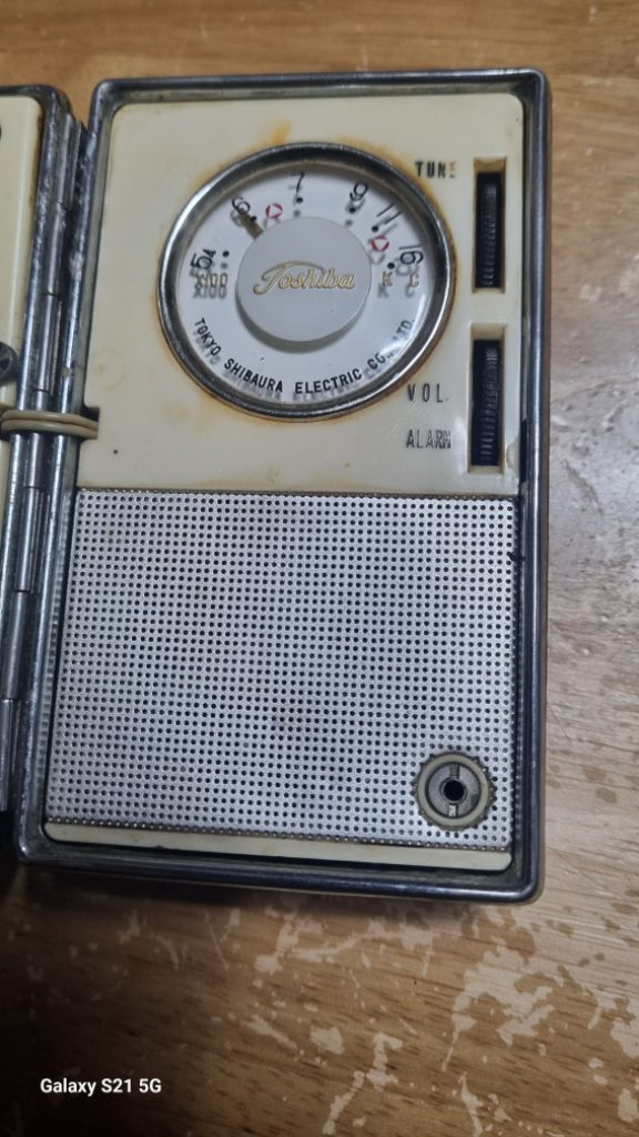 골동도시바접이식시계겸다듸오--2