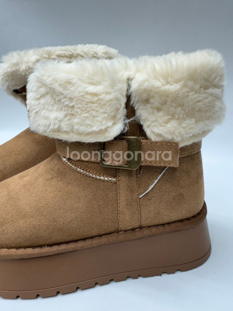 버클 통굽 플랫폼 어그부츠 5cm 240 5cm--3