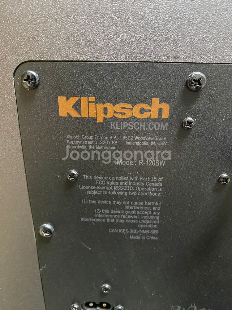 Klipsch R-120SW스피커--3