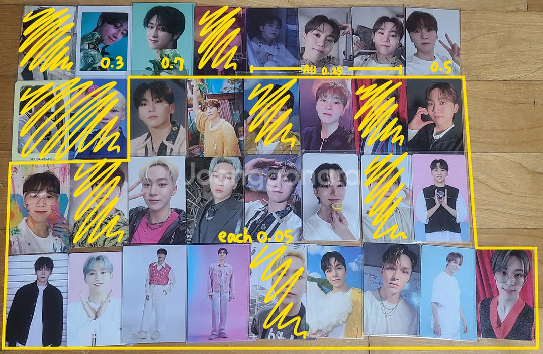 세븐틴 포카 양도--1