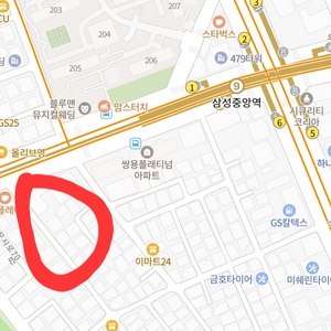 강남 9호선 삼성중앙역 선정릉역 월주차 주말 주차권