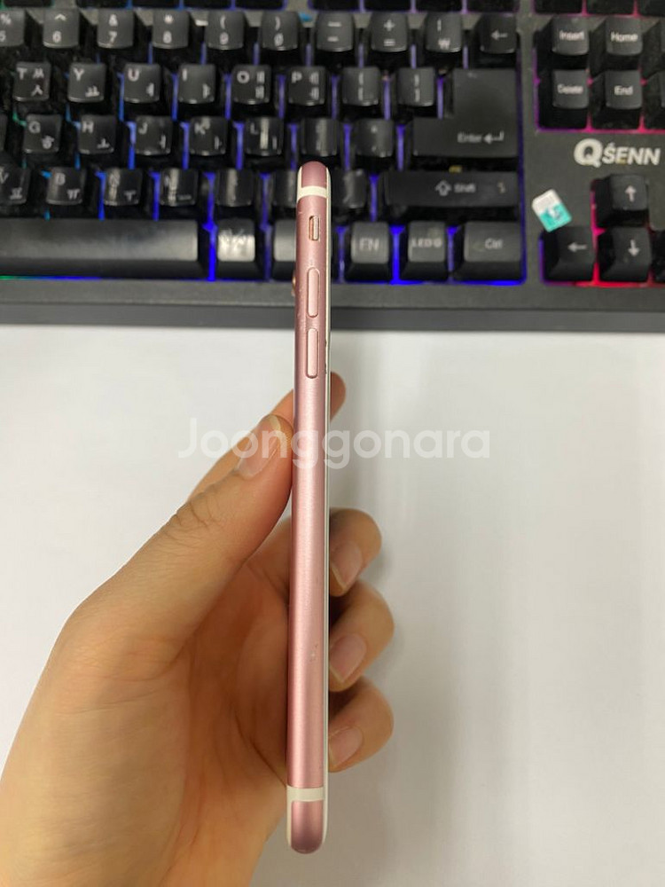 아이폰6S 로즈골드 16G 무잔상 배터리100%--4