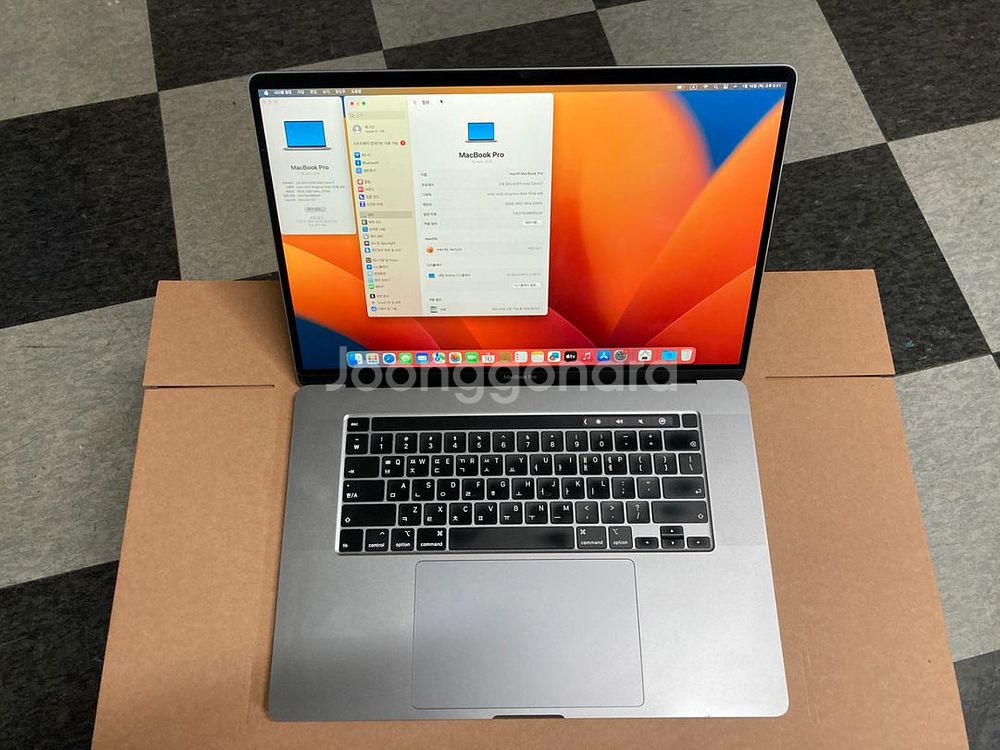 맥북프로 2019 16인치 램 16GB--2