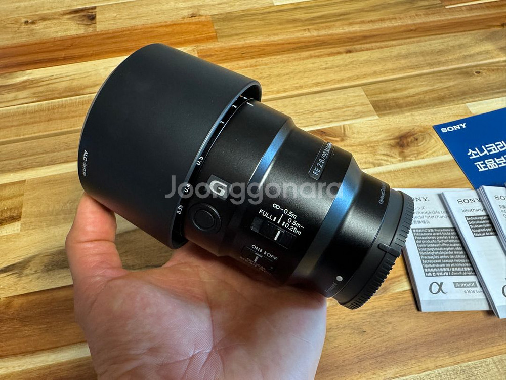 소니 sony 90mm 메크로 (필터포함)--3