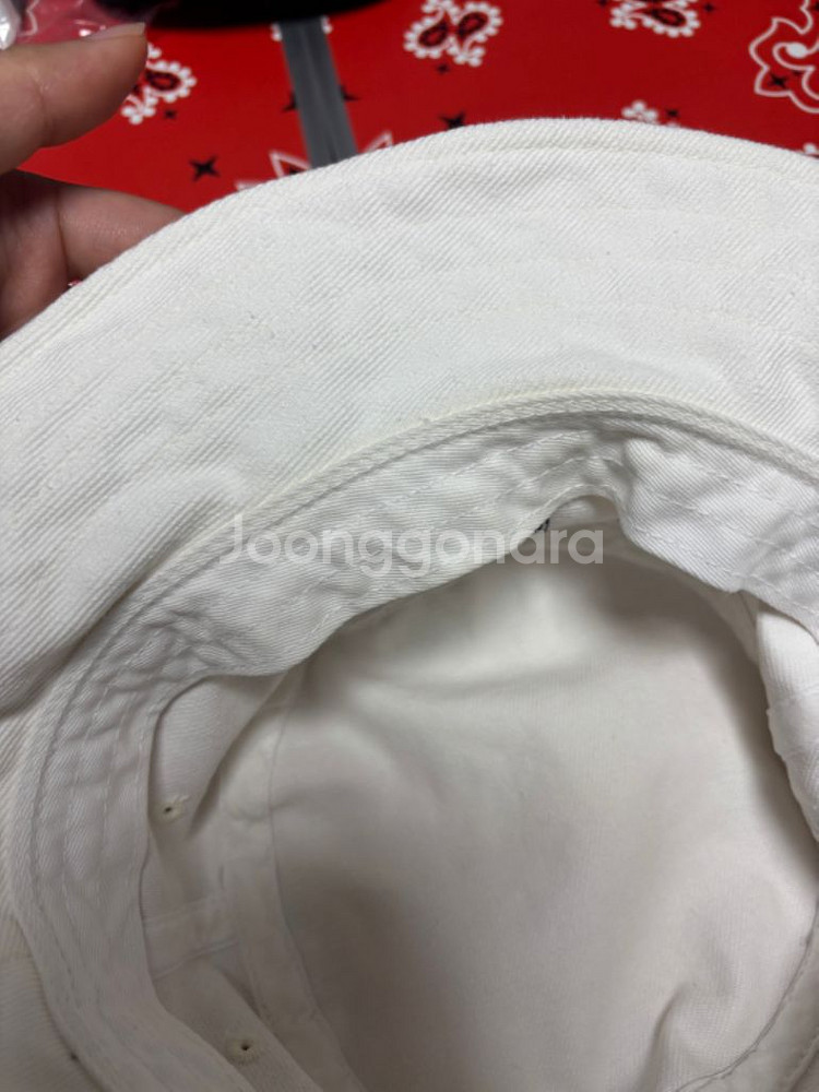 [L-XL] 스투시 SS 링크 딥 버킷햇 화이트--1