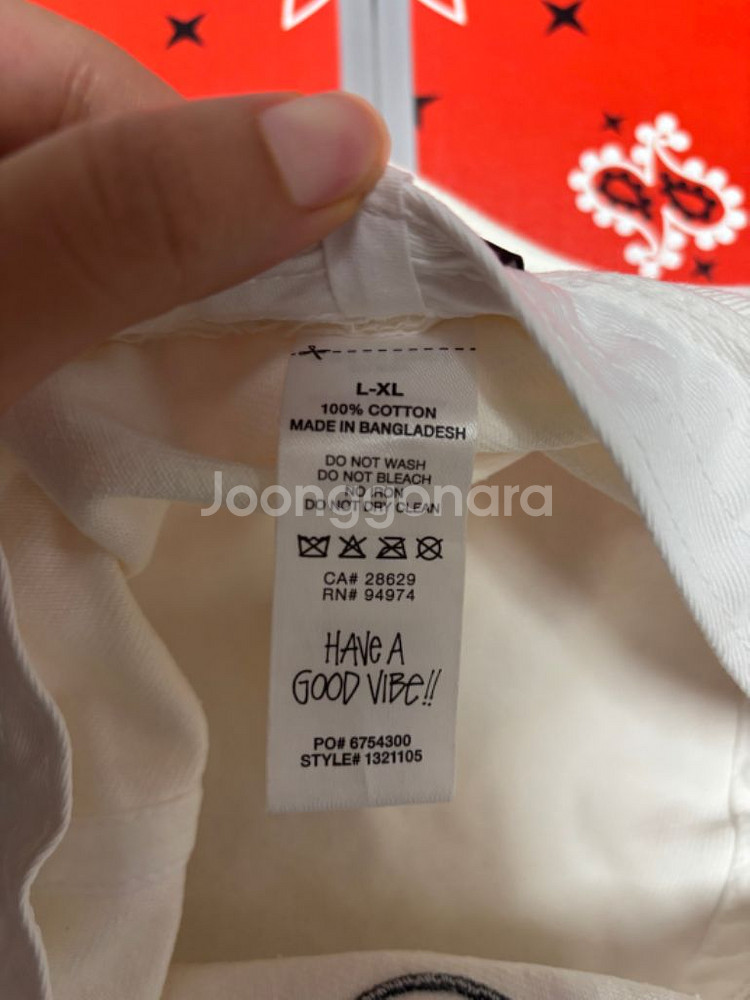 [L-XL] 스투시 SS 링크 딥 버킷햇 화이트--5