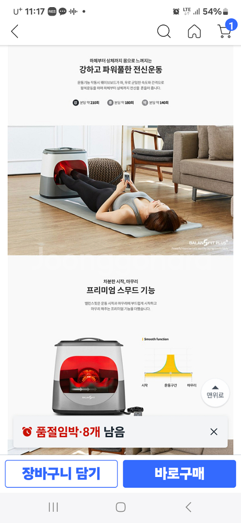 밸런스핏 전신운동기구--1
