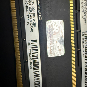 팀그룹 ddr5 램 32G 2개 ram 32