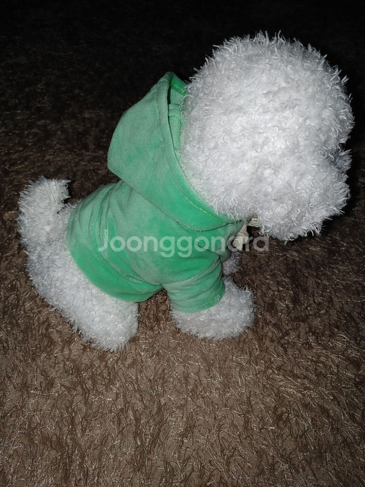 푸들 후드 강아지 인형--5