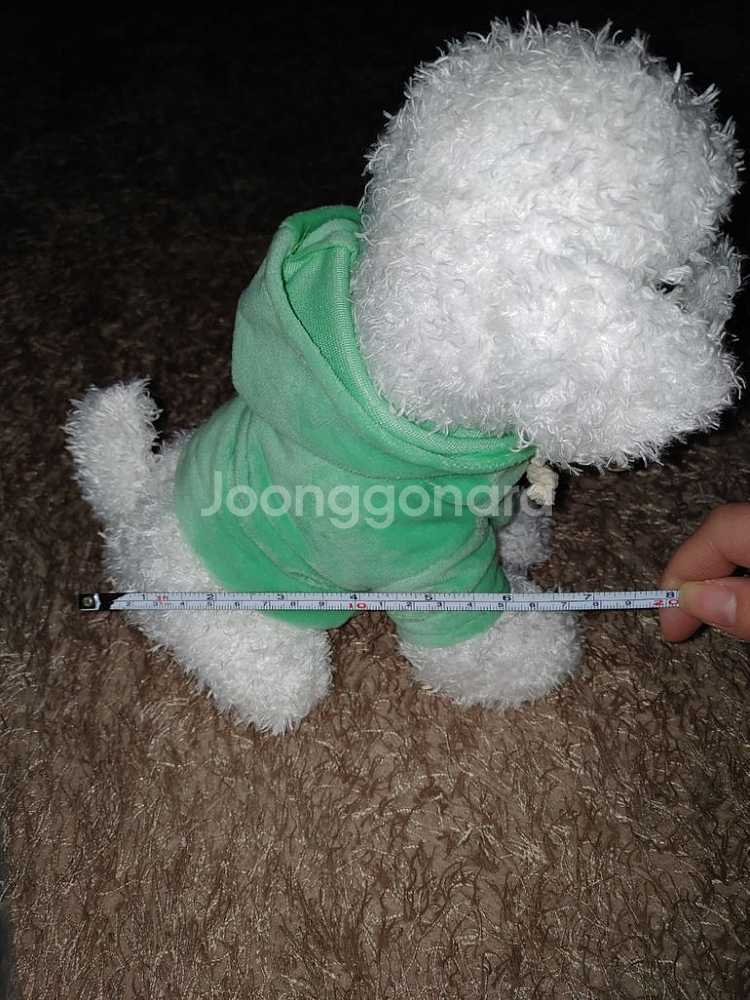 푸들 후드 강아지 인형--6