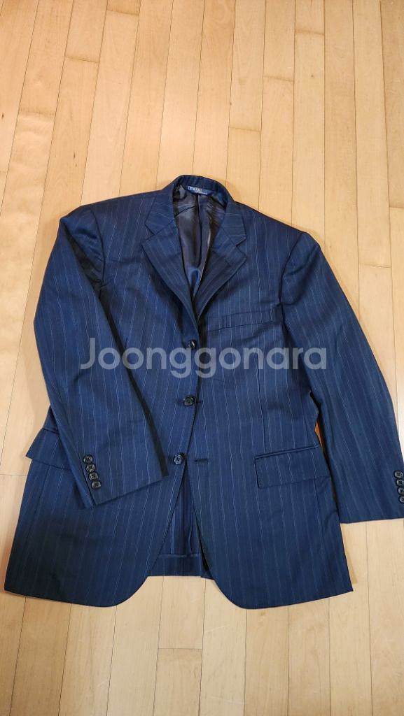 폴로랄프로렌 초크스트라이프 네이비 자켓 L--8