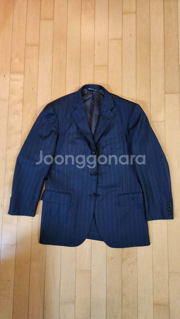 폴로랄프로렌 초크스트라이프 네이비 자켓 L--3