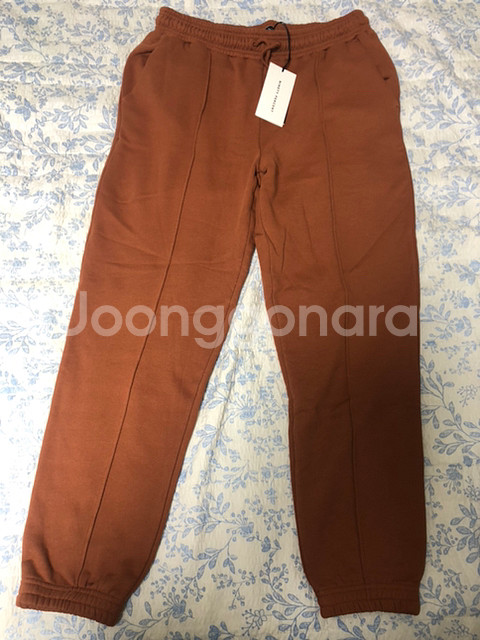 나인티퍼센트 테이퍼드 오가닉코튼 스웻팬츠--2