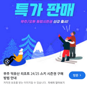 무주 시즌권 삽니다