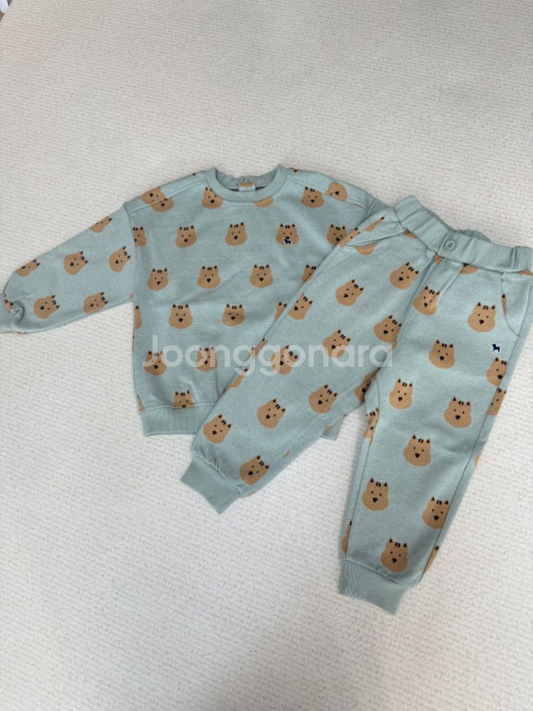 미착용) 블루독베이비 상하세트--1