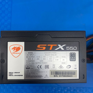 쿠거 stx550 550w 파워 파워서플라이