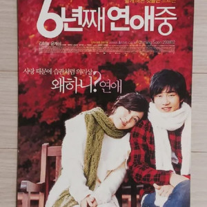 영화전단지 윤계상 김하늘 6년째연애중(2008)