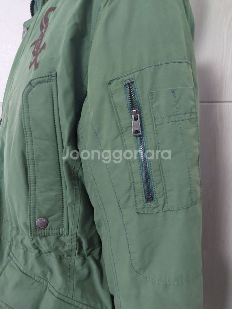 MLB 레드 삭스 파카 카키 100 size--2