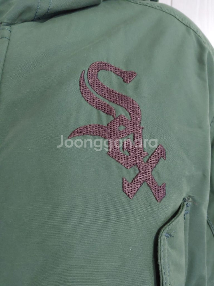 MLB 레드 삭스 파카 카키 100 size--1
