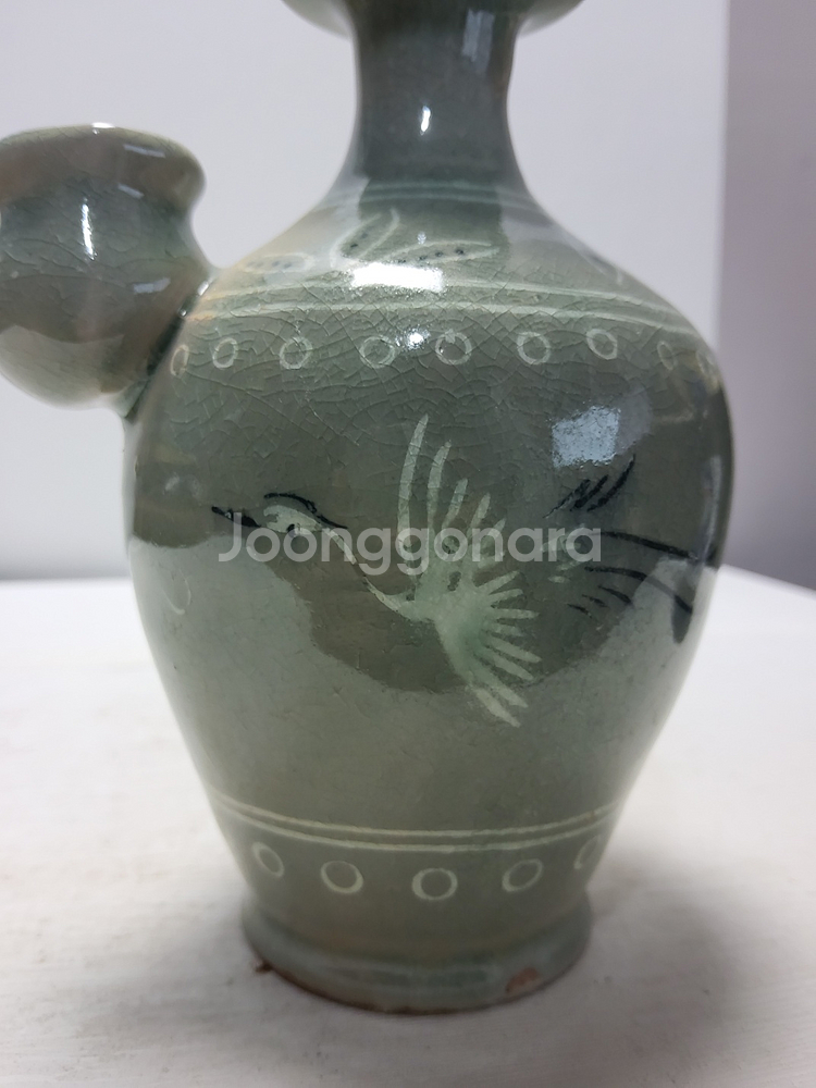 고려청자 운학문 정병 높이20cm 대폭할인--1