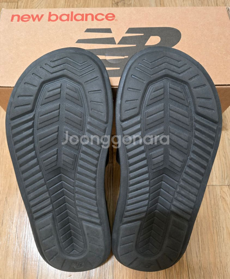 뉴발란스 쿠셔닝 슬라이드 슬리퍼 블랙 SD1501BK3--1