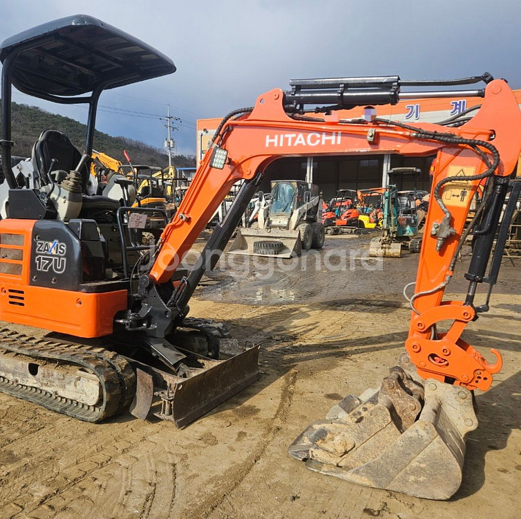 히타치 ZX17 2016년식 중고 미니 굴삭기--1