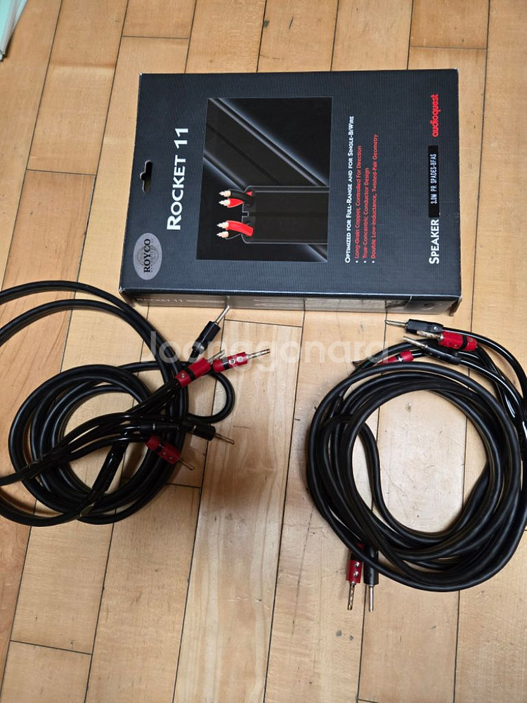 스피커 케이블 오디오퀘스트 로켓11 3m USA완제품--0