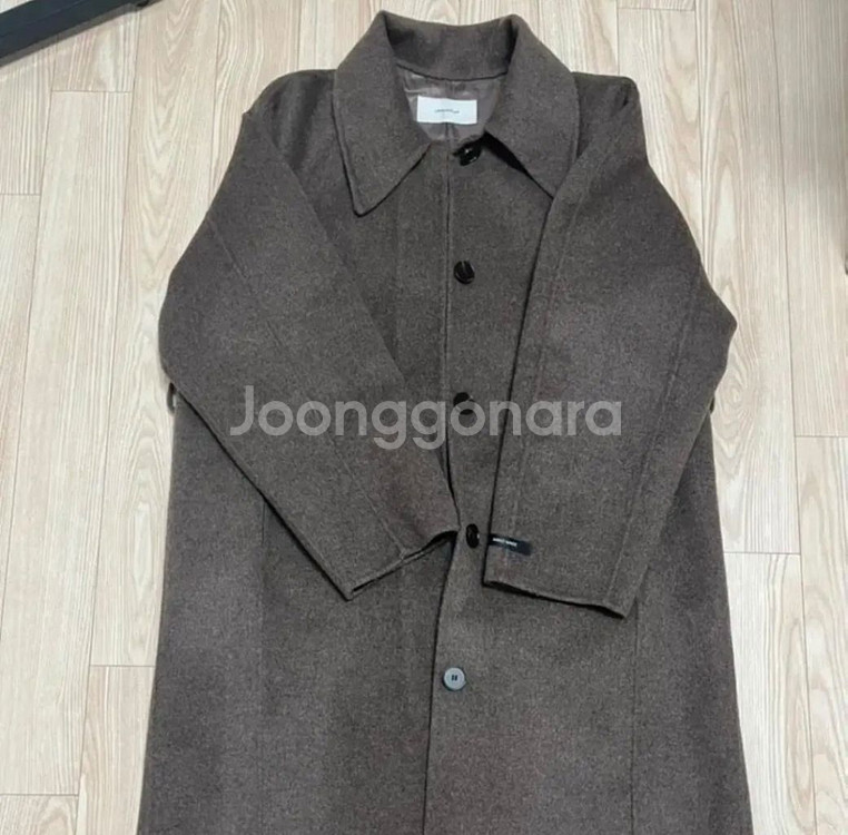 미뉴에트 런던플랏 르메르 코트 브라운 핸드메이드 코트--4