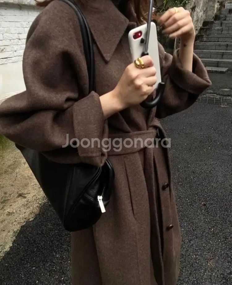 미뉴에트 런던플랏 르메르 코트 브라운 핸드메이드 코트--1
