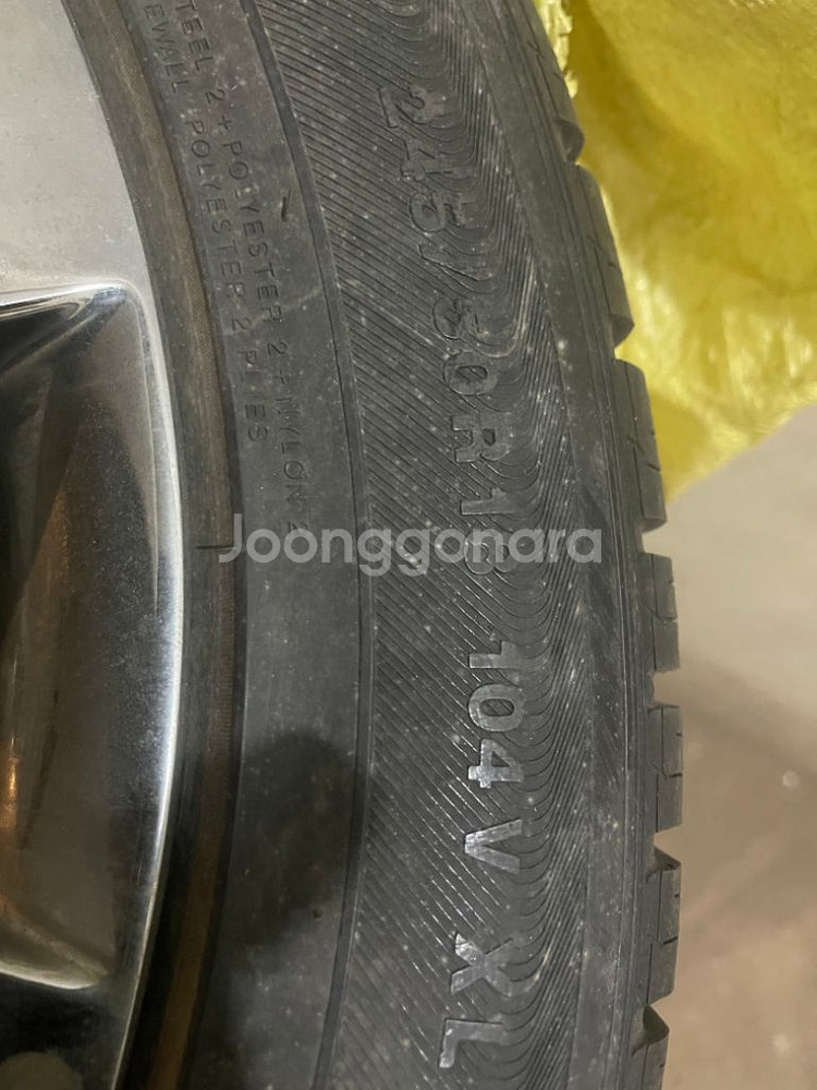 245-50-18 . 스노우타이어 .휄 , TPMs--1