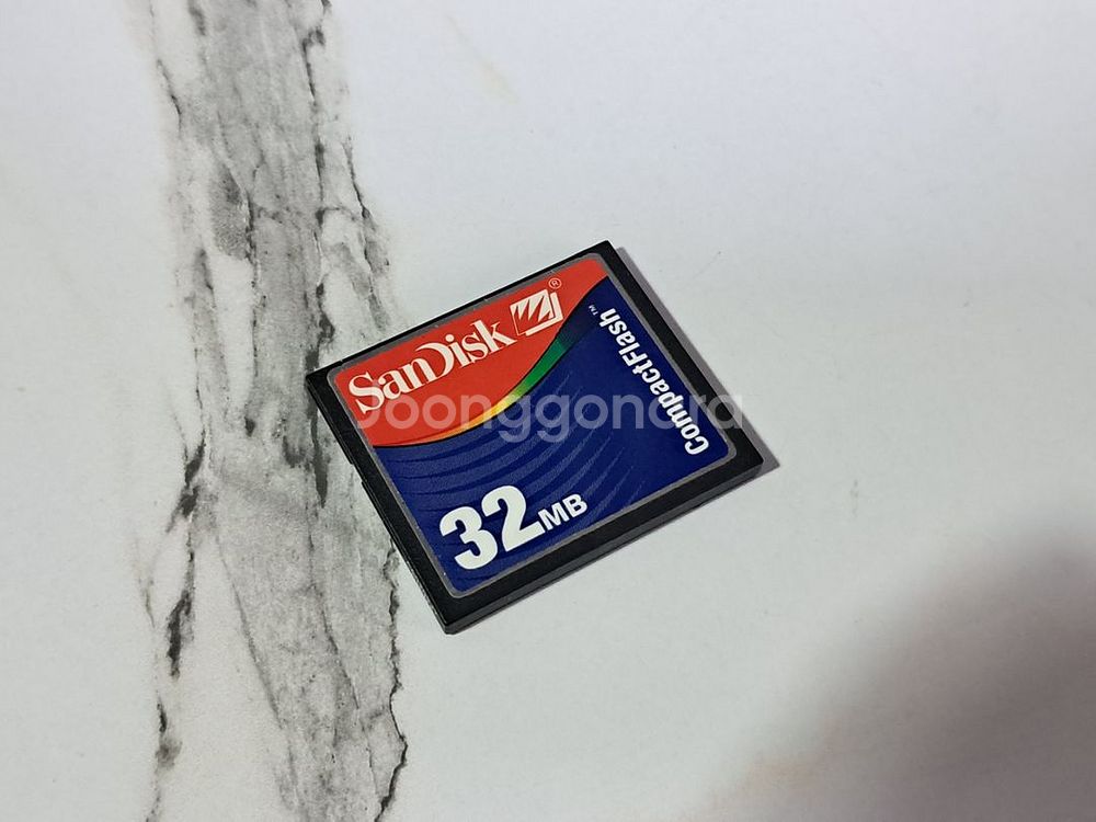 샌디스크 32MB CF카드 빈티지 카메라용--1