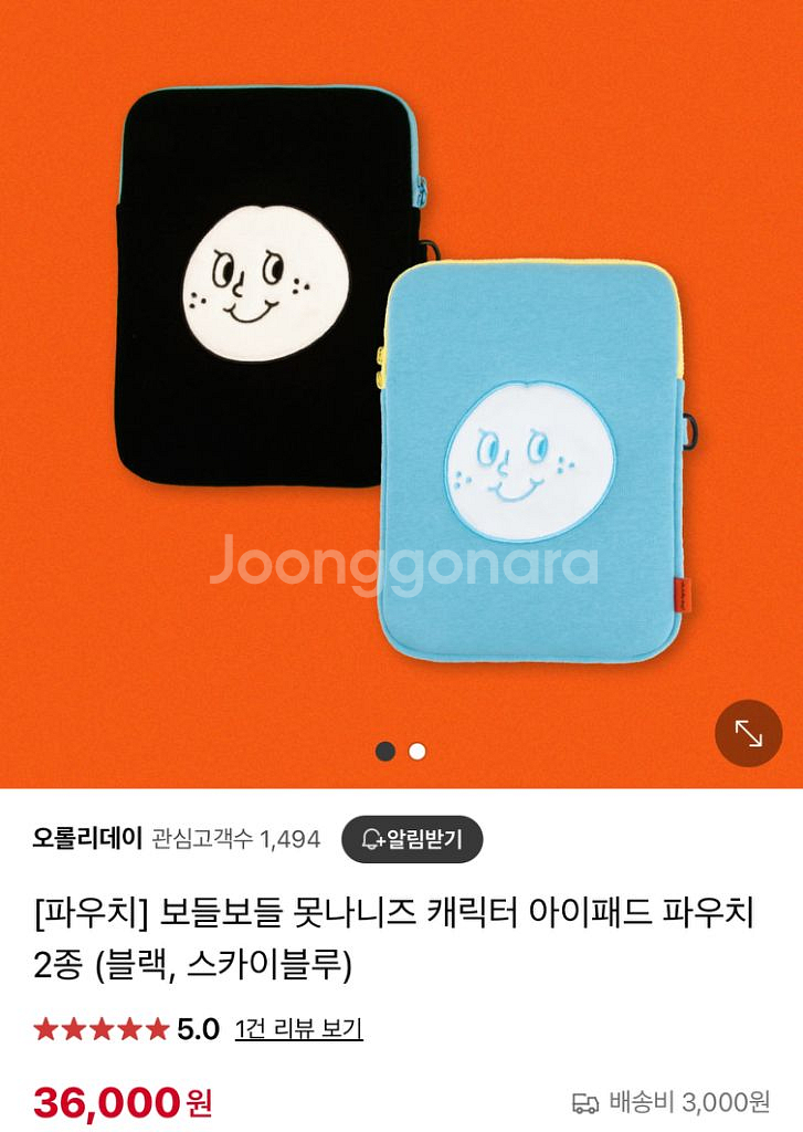 오롤리데이 아이패드 파우치--2