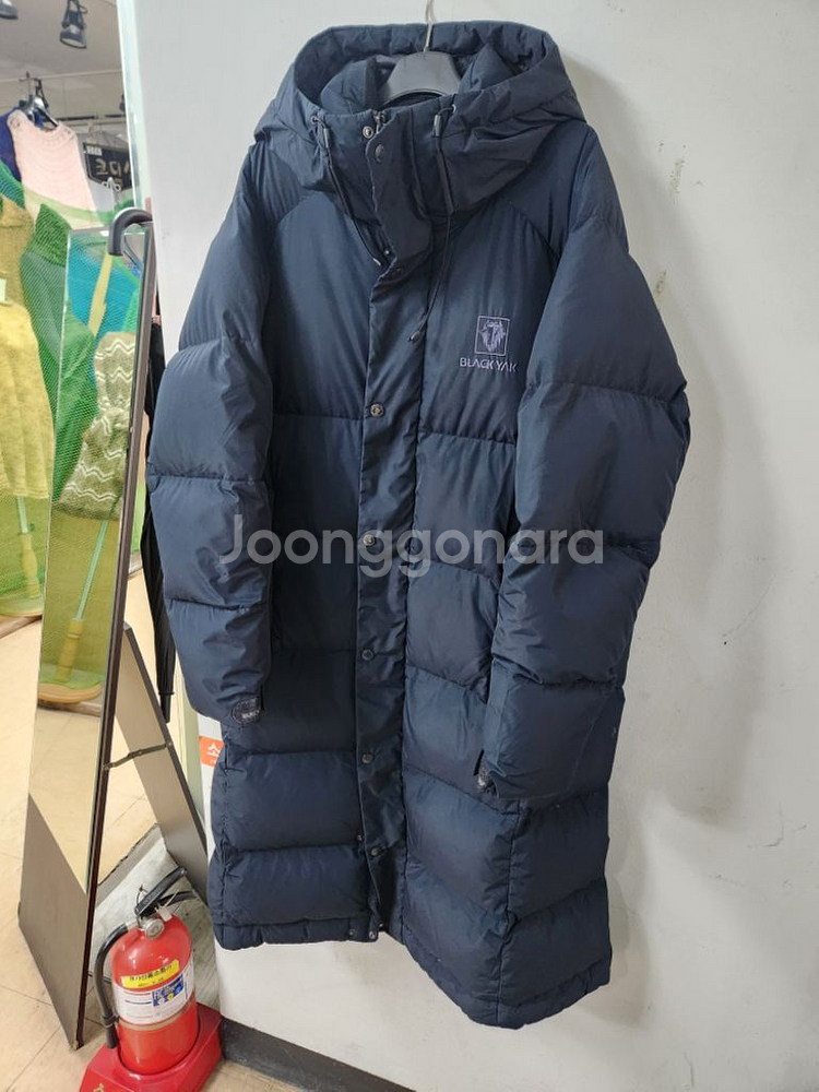 (정품) 블랙야크 남성 롱구스다운 95(실측100)--2