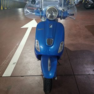 베스파 LX 125 블루 클래식 스쿠터 오토바이 바이크