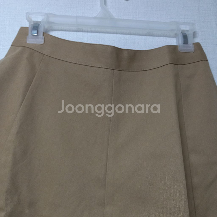 새상품) 6만원대 탄탄한 플레어 코튼 롱 스커트--1
