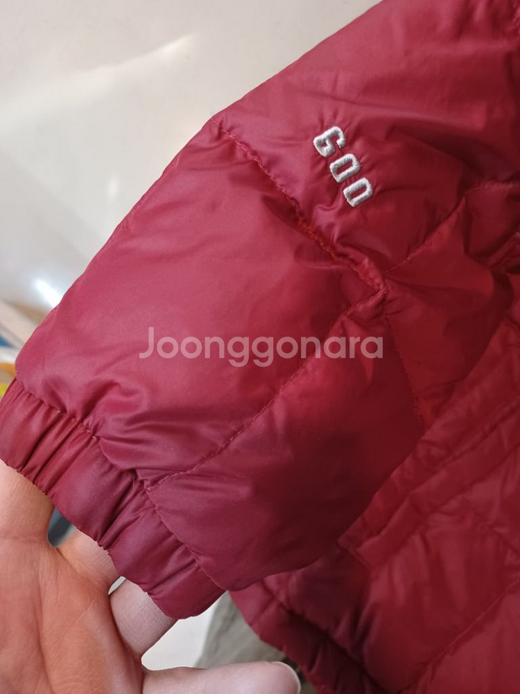 노스페이스 600 로체맛 구스다운 경량패딩 105--5