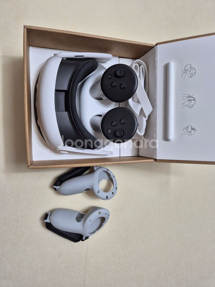 메타퀘스트3 128gb 및 안면폼, 헤드 스트랩 풀셋--0