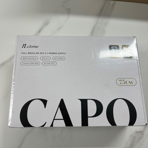 엔클롬 CAPO 750W 80PLUS GOLD 화이트