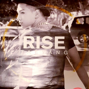 빅뱅 BIGBANG 공식포스터 태양 RISE 솔로앨범