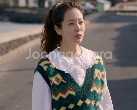 보카바카 조이 러플 트림 블라우스 화이트--1