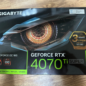 기가바이트 4070ti super oc 16gb팝니다