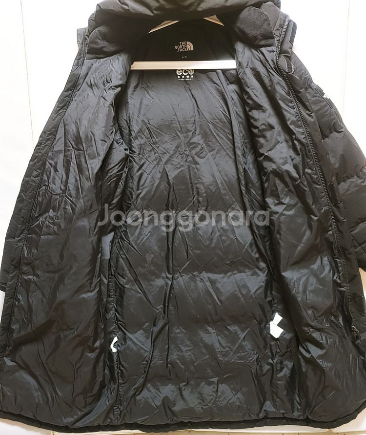 [L] 노스페이스 덕다운 롱패딩점퍼 블랙1252--1