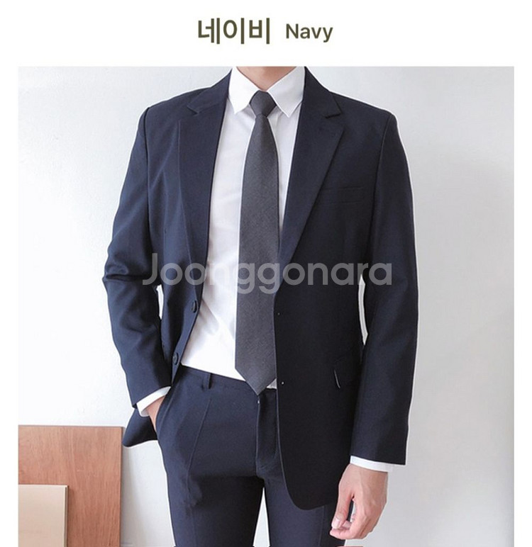 블레이즈 4계절 정장 네이비 상의, 하의 팝니다 XL--4