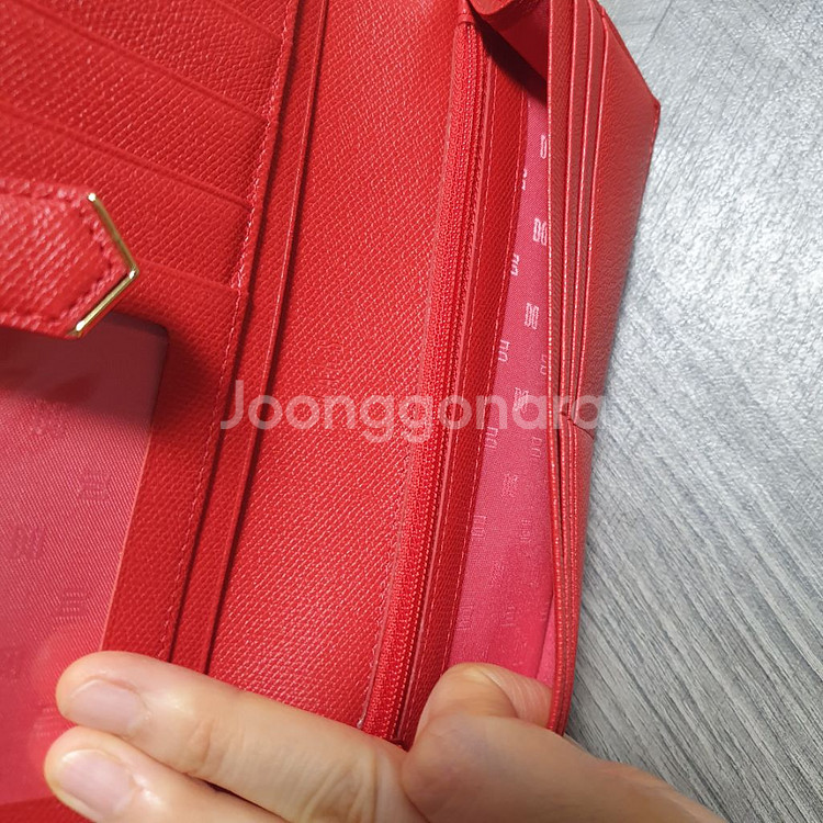 닥스체크장지갑 이랑 가죽포스트용돈지갑--2