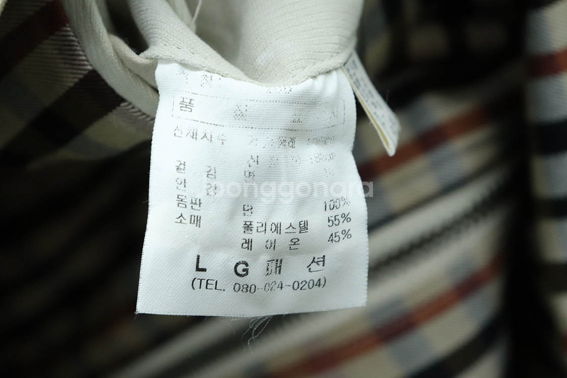 (L) 닥스 코트자켓 베이지 맥 아메카지--5