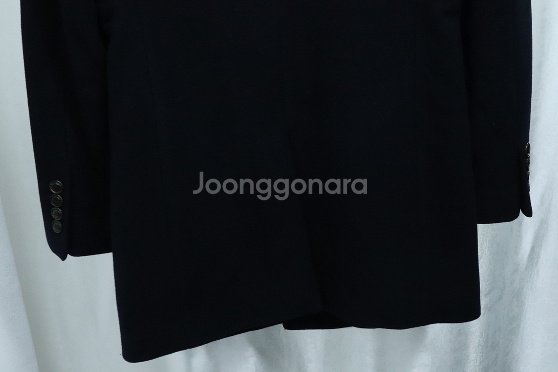 (L) 커스텀멜로우 코트자켓 네이비 울 아메카지--6