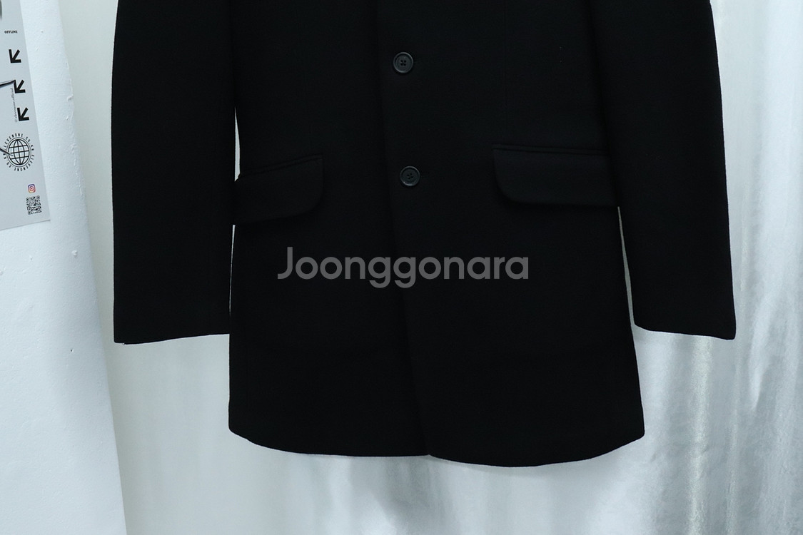 (L) 빈폴 코트자켓 블랙 울 아메카지--3