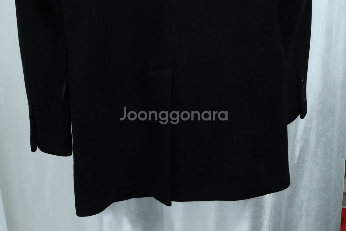 (L) 빈폴 코트자켓 블랙 울 아메카지--6