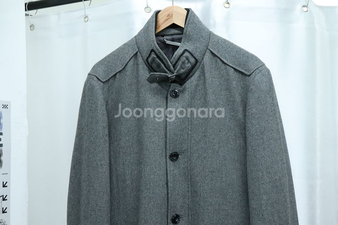 (L) 브랜드빈티지 코트자켓 킨록 울 그레이--2