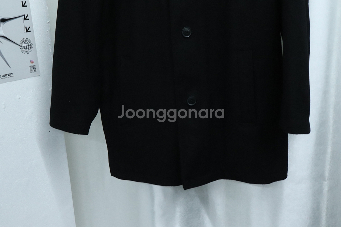 (L-XL) 타미힐피거 코트자켓 블랙 울 아메카지--3